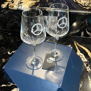 Mercedes Set Of Champagne Glasses Brand New🥂